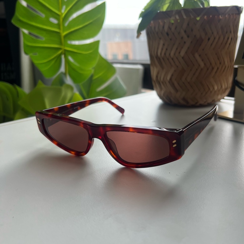 Stella McCartney Tortoiseshell Bio-Material Sunglasses